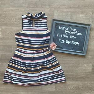 Lots of Love by Speechless Fit & Flare Striped Dress